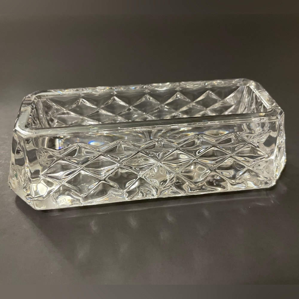 Waterford Crystal Business Card Holder Westover Vintage